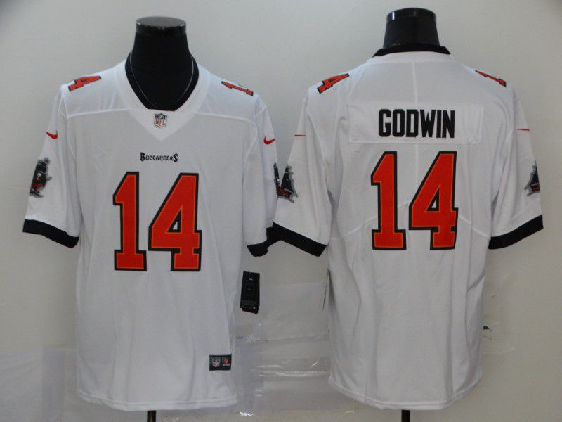 Men Tampa Bay Buccaneers #14 Godwin White New Nike Limited Vapor Untouchable NFL Jerseys->tampa bay buccaneers->NFL Jersey